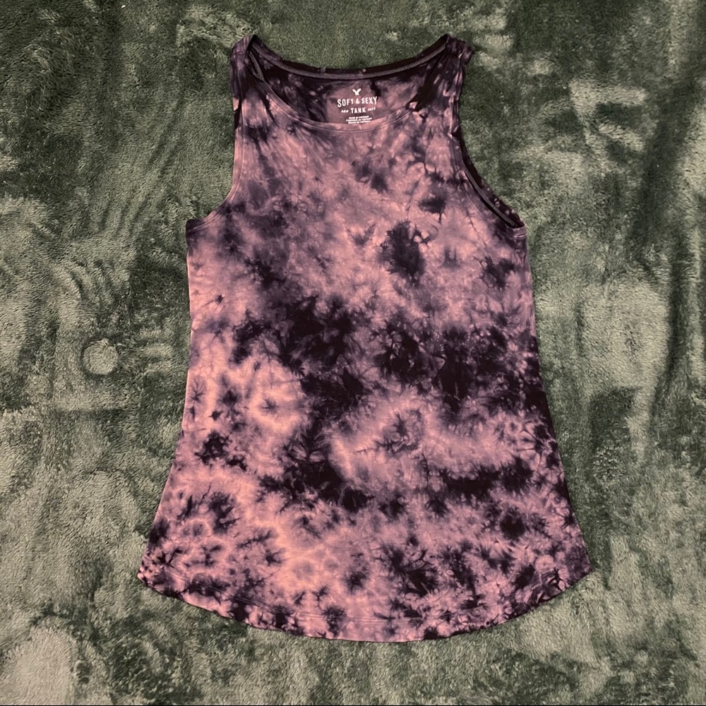 AEO soft&sexy acid wash tank top